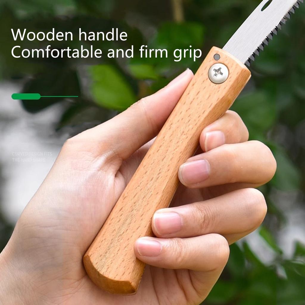 Upgrades Hand Saws Single Edged Pull Saw with Sharp Flat Blades Foldable Designs Cutting Tool 9cm Length for Woodworking