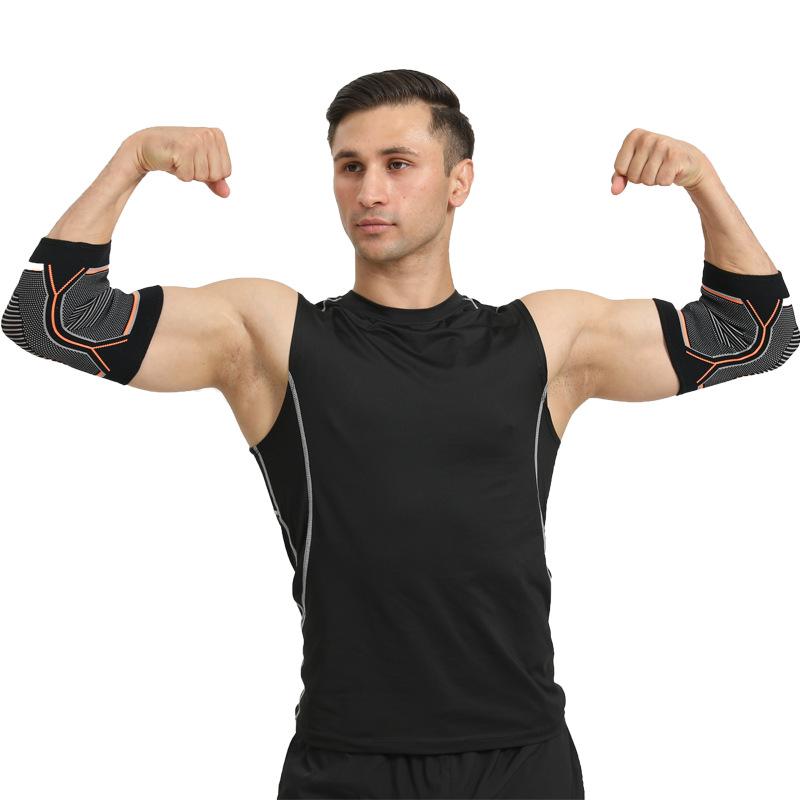 Sports Elbow Pads Basketball Outdoor Riding Skipping Rope Running Fitness Men and Women Non-slip Breathable Pressure Comfort Protection Elbows