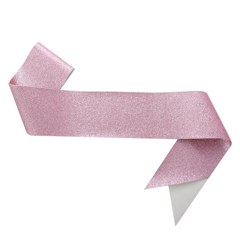 High-Quality Elastic Glitter Sequin Fabric Shoulder Straps for DIY Party and Etiquette Belts