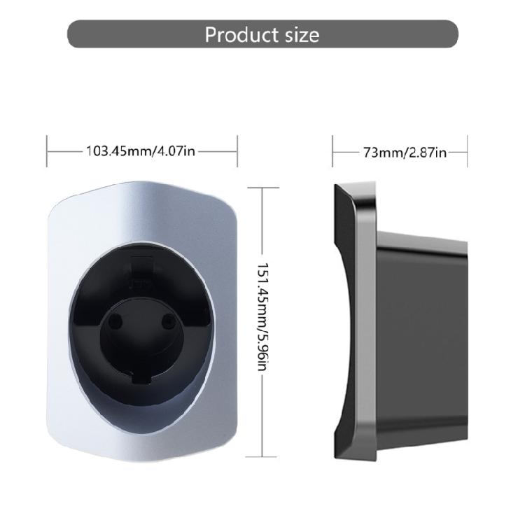 Electric Car Chargers Base Protects Connector From Snow Rain EV Chargers Holder Stand For Home Garage Use