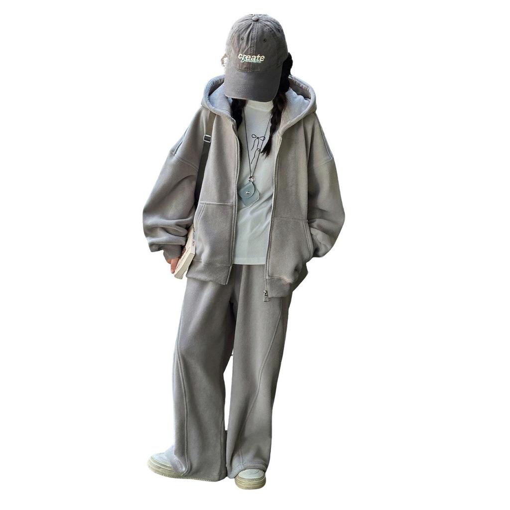 Girls' Winter 2025 Fleece Hoodie & Sweatpants Set