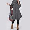 Autumn Women's Casual Mid-length Loose Woolen Coat
