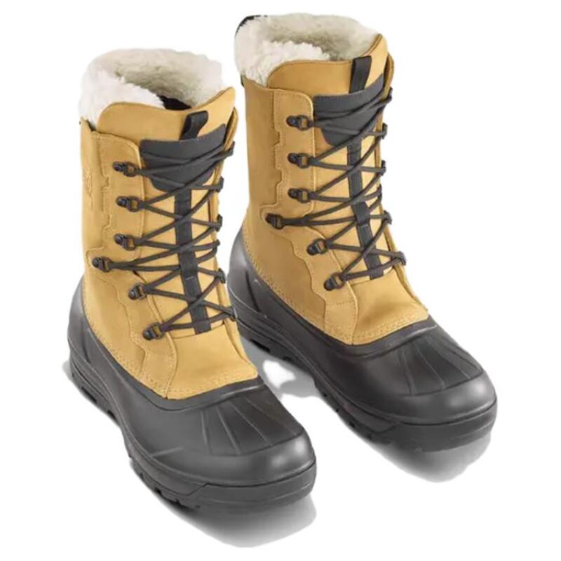 DECATHLON SH900 Abrasion Absorbing Comfortable and Versatile Hiking Waterproof and Warm Mid-Leg Snow Boots Men's Brown