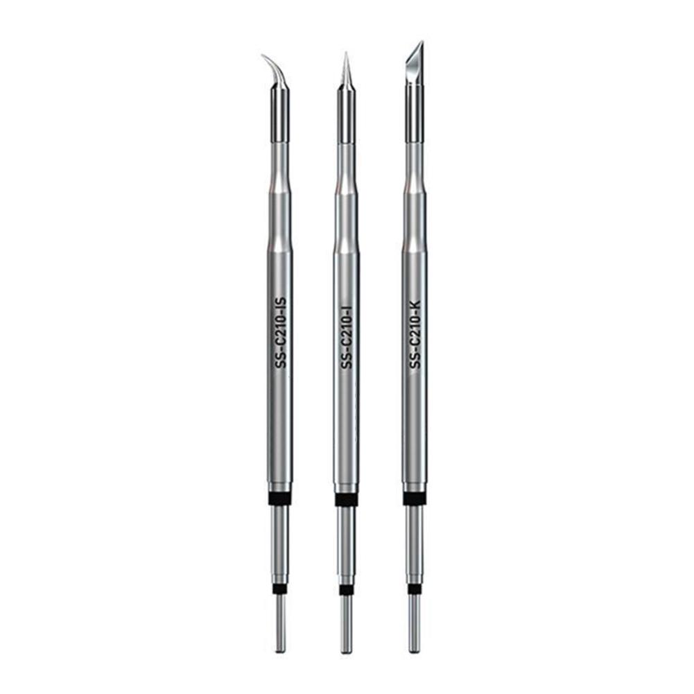 Reliable C210 Soldering Tip for JBC C210 T12 Soldering Iron with Quick Heat Response for Professional Grade Electronics Work