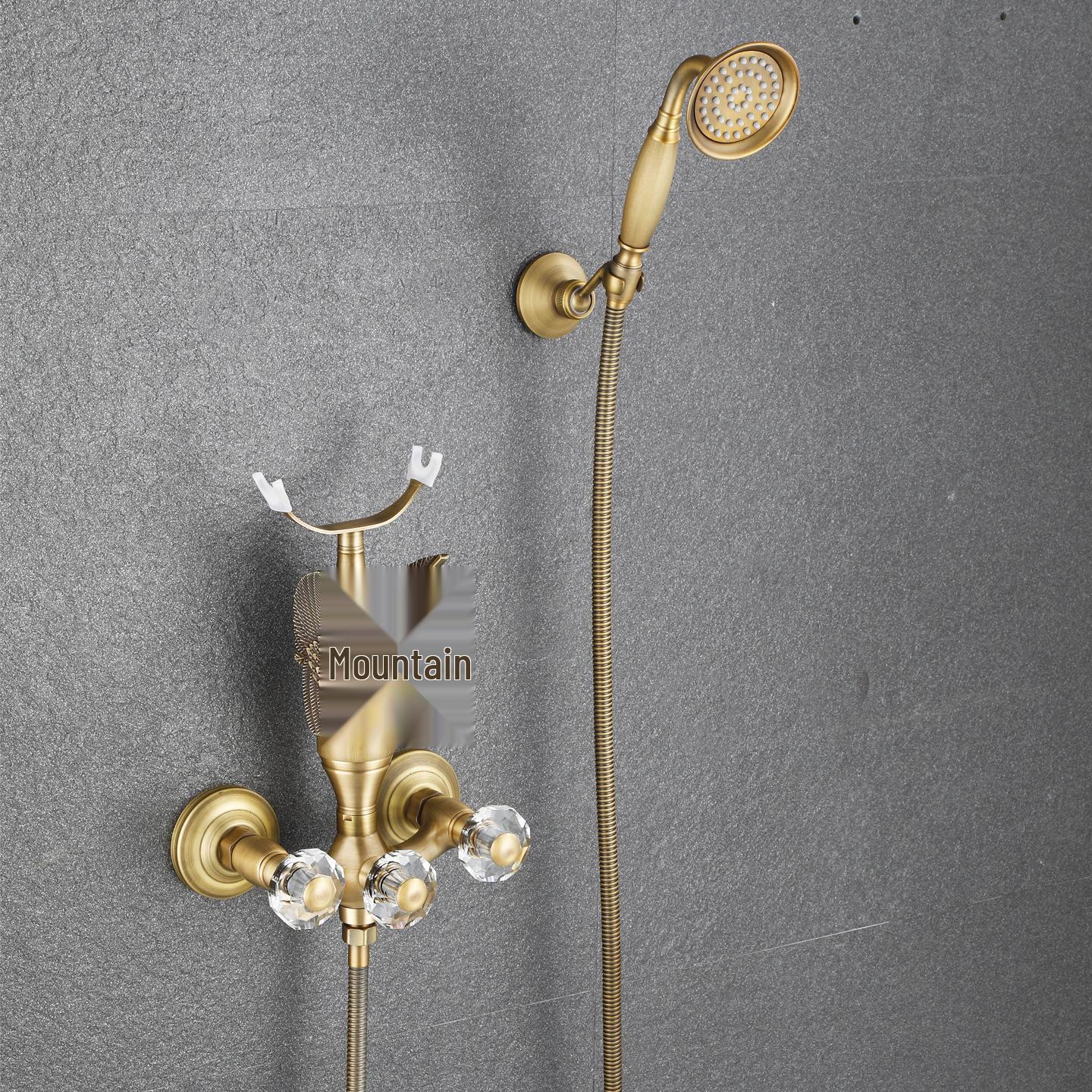European Crystal Ball Swan Bathtub Shower