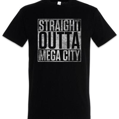 Straight Outta Mega City Massive Judge Monster Fun Dredd T Shirt