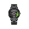 Men's Car Wheel Rim Hub Design Quartz Watch Alloy Sports Wrist Watch Fashion Timepiece For Men