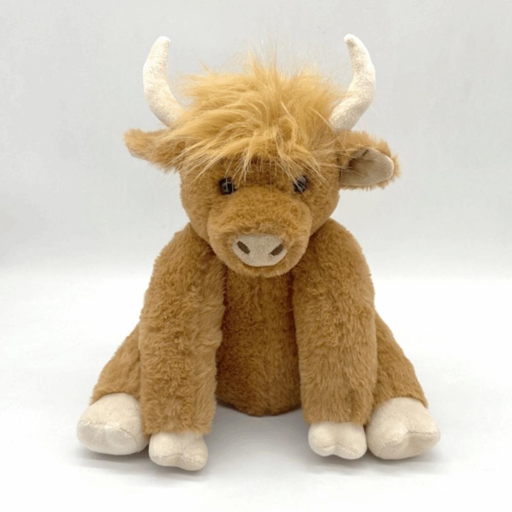 

Joints Movable Highland Cow Plush Toy Simulation Long Hair Yak Toy Gift Giving Brown