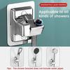 1pc Shower Head Holder Adjustable Wall Mounted Shower Holder Self-Adhesive Showerhead Handheld Bracket Bathroom  Accessories