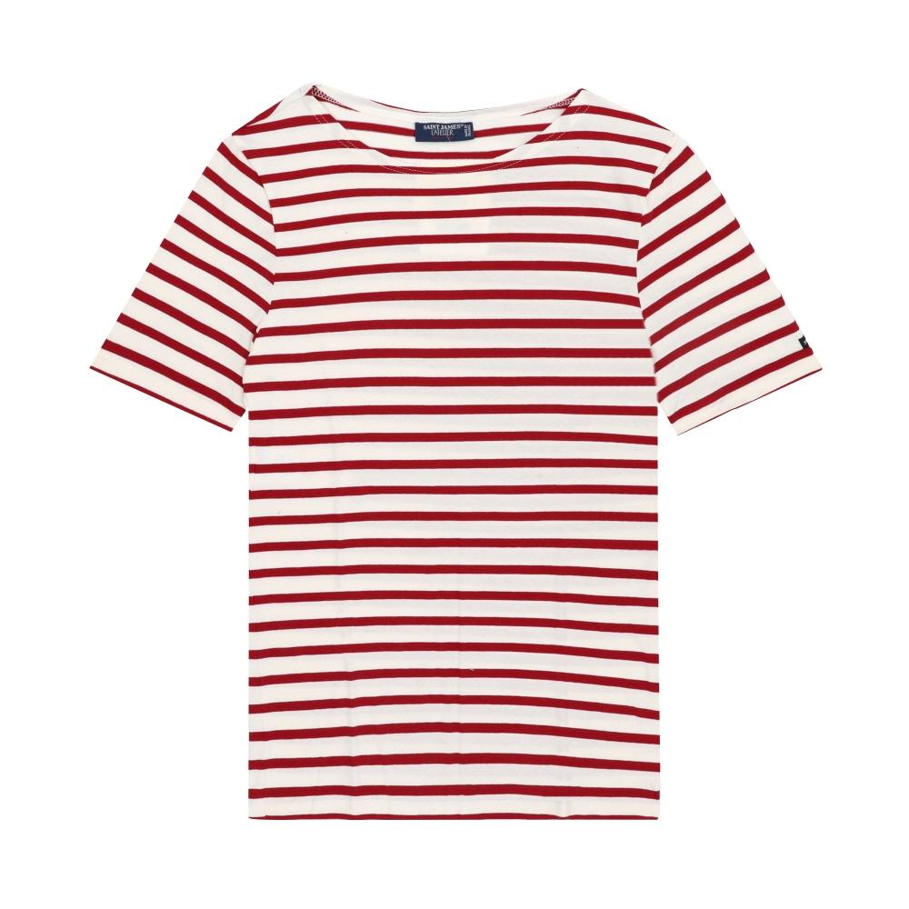 

SainT James Унисекс Футболка с коротким рукавом Современная полоска 9863 Экрю Персидский 9863 ECRU PERSAN (L)