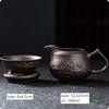 Retro Handmade Purple Clay Fair Cup Tea Ceremony Raw Ore Zisha Tea Set Accessories Household Tea Divider Chahai Tea Strainer