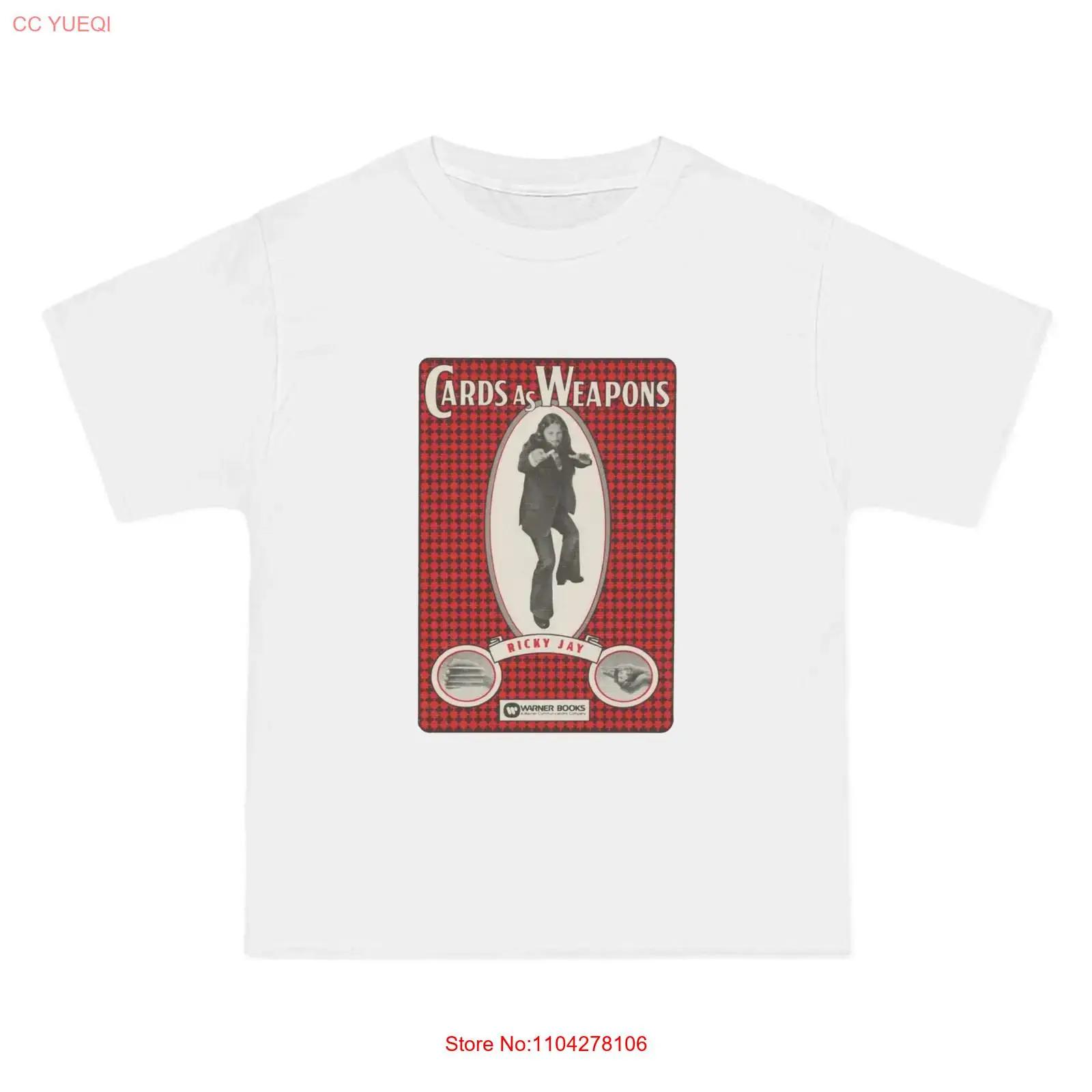 

CARDS AS WEAPONS PROMO MAGIC Beefy T Shirt vintage Washed homme Unisex Top For Everyday Wear designer clothes streetwear 5XL різнокольоровий