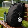 Sports Balls Fidget Clicker Keychain Set - Basketball Football Tennis Baseball Anti-Stress Sensory Relief Bag Charm Car Key Ring