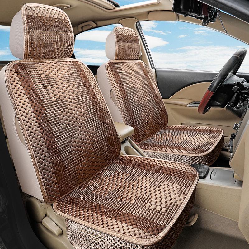 

All-Season Breathable Ice Silk Car Seat Cushion - Full Wrap Design for Single, Five, and Seven Seats Driver Seat - Standard