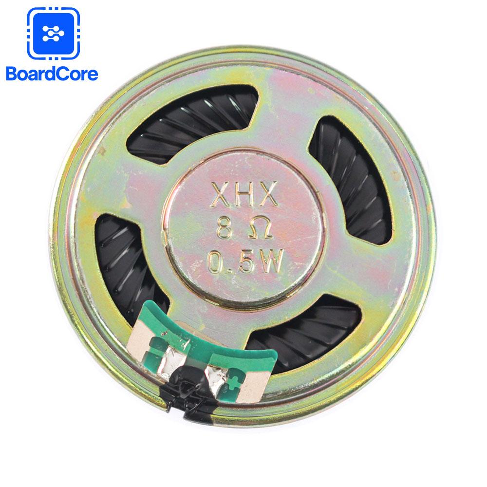 5PCS 0.5W 8ohm Speaker Ultra-thin Horn Speaker 0.5W 8R Diameter 40mm 4CM Loudspeaker for Audio Diy Electronic