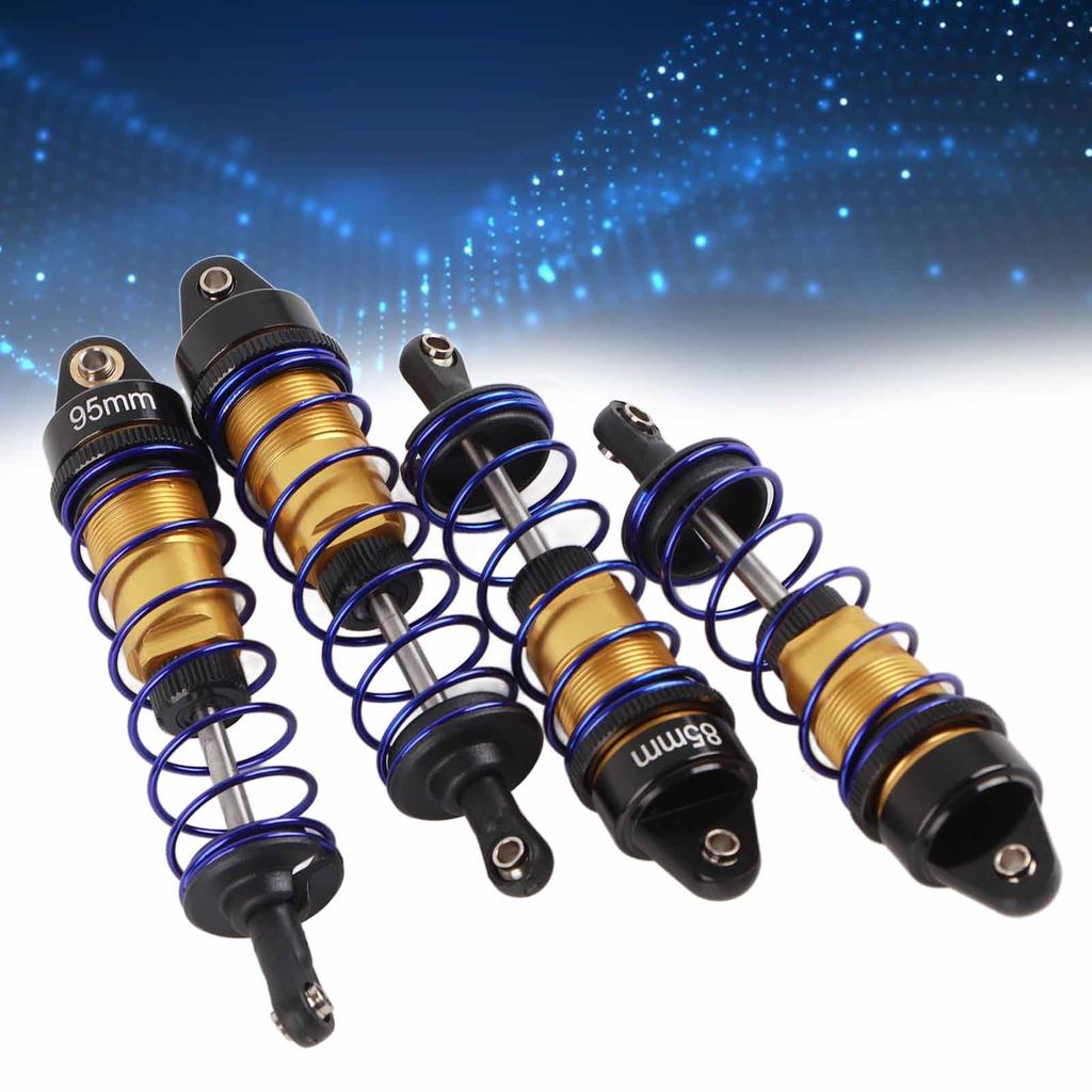 RC Front Rear Aluminum Alloy Upgrade Parts RC Spring Damper for for 1Celsius10 RC Car