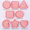 Cookie Stamp Biscuit Molds 8 Different Shapes Biscuit Cutter Kitchen Accessories