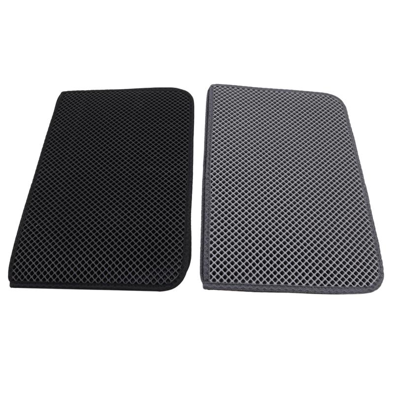 Covoraș pentru așternut pentru pisici Covoraș de captare a așternutului cu structură duală cu bază impermeabilă din cauciuc moale