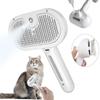 3-in-1 Hundefellbürste Katzenfellbürste Elektrische Haustierreinigungsbürste Dampfsprühbürste Massage-Haarentfernungskamm Entwirrbürste