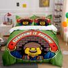 Alles Ist Super Design Bettwäsche Bettbezug Set Bettbezug Kissenbezüge  (1*Bettbezug 2*Kissenbezüge, ohne Bettdecke)