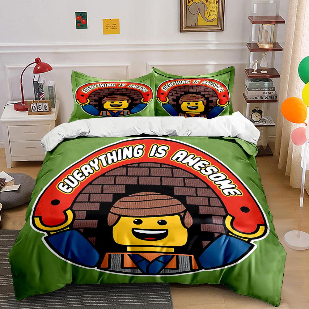 Alles Ist Super Design Bettwäsche Bettbezug Set Bettbezug Kissenbezüge (1*Bettbezug 2*Kissenbezüge, ohne Bettdecke)