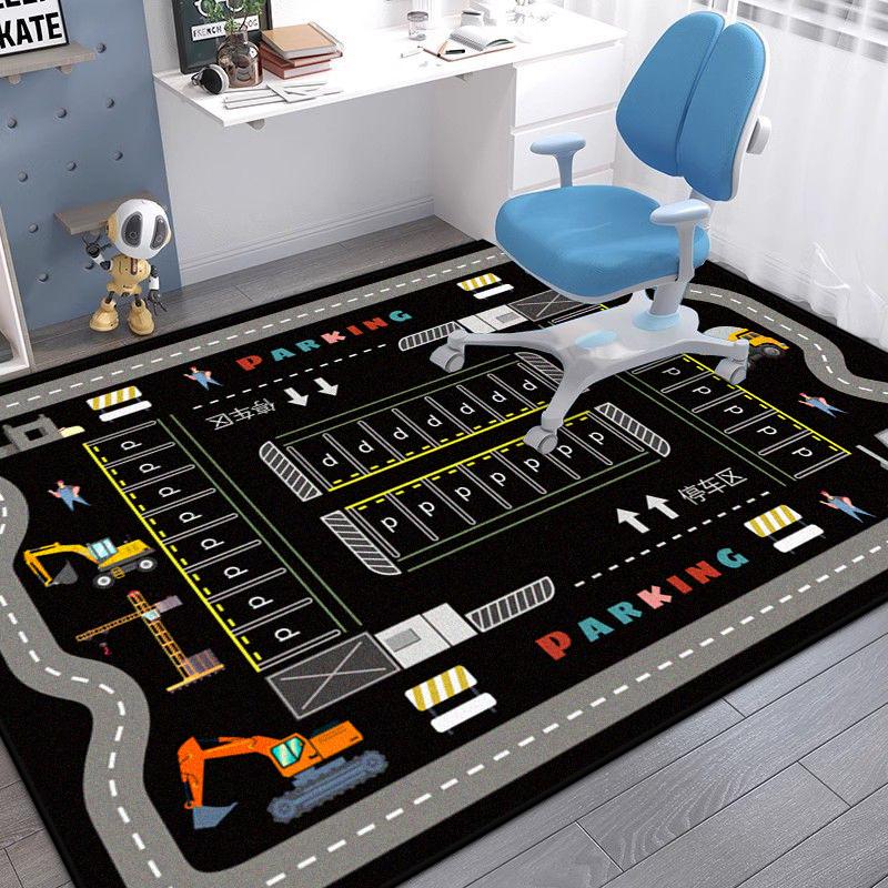 

Современный милый мультяшный ковер Декор детской комнаты Коврик Пушистый Легкая чистка Нескользящий коврик для детей Большой размер Ковры для гостиной 60*90cm