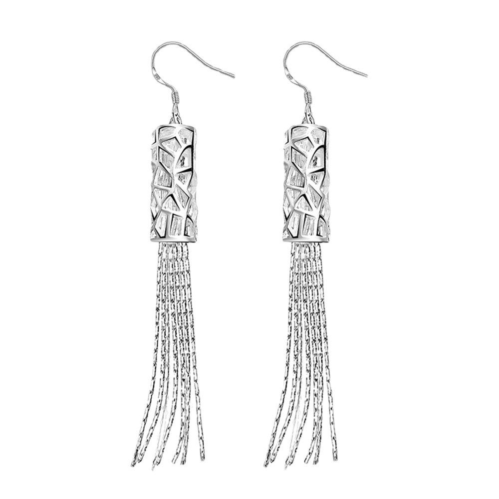 Cross-Border Trendy Long Tassel Earrings | Korean & Japanese Style Fashion Jewelry for Women