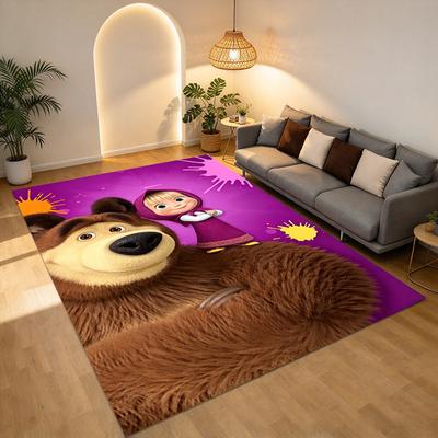Masha Bear Living Room Nonslip Area Rug Soft Carpet For Bedroom Game Playroom Sofa Office Home Decor Doormat Christmas Gift C9261645