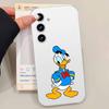 Cute D-Donald Duck Phone Case For Samsung Galaxy S21 S22 S23 S24 S25ULTRA FE Ultra Plus5G A52S Transparent Cover
