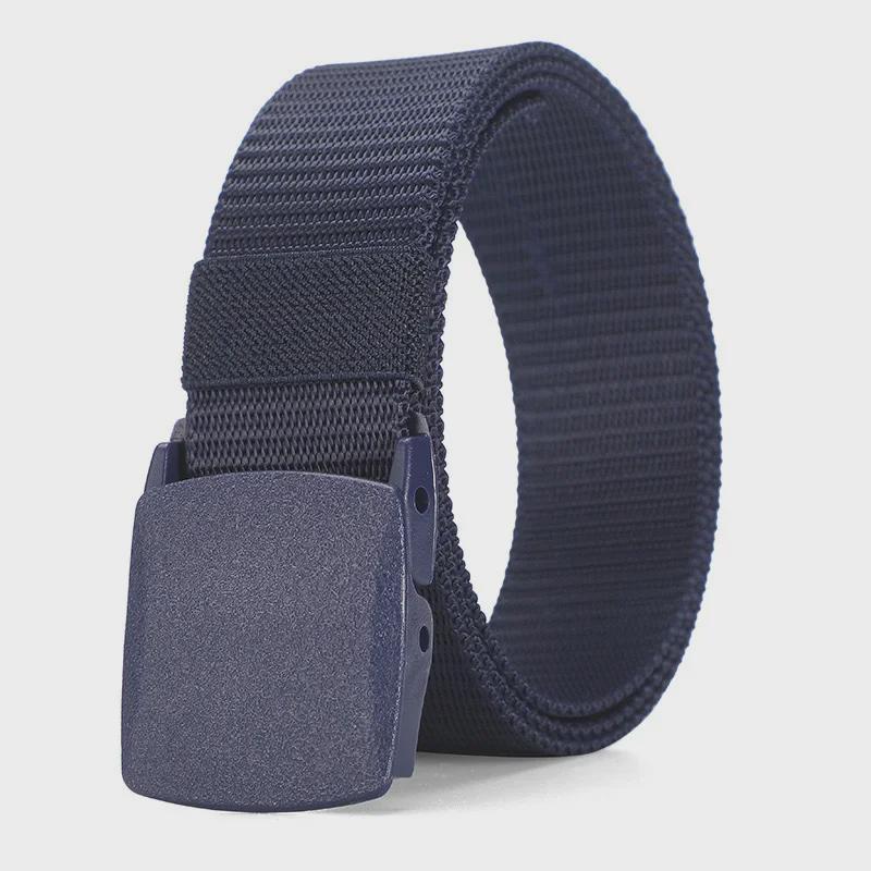 Men's Nylon Tactical Canvas Belt for Outdoor Sports and Military Training