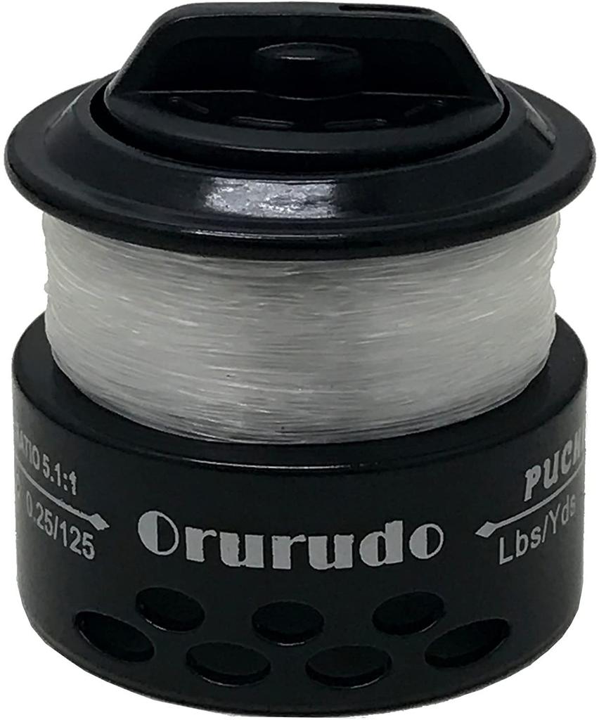 Orurudo Fishing Tackle puchi200 Spinning Ideal for Family Sabiki and Casual Includes Convenient Line Set of qb010100a35n0 Reel, 150g, 6.5kg Drag,