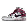 Air Jordan 1 Mid Cushioning Slip Resistant Abrasion Resistant Mid Top Vintage Basketball Shoes Men's 554724-092(Team252-)