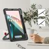 For Xiaomi Pad 5 Case Rugged Corner Protection PC+Silicone Tablet Cover with Rotating Kickstand