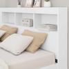Bookshelf Bed with Headboard White 160 x 200 cm Engineered Wood
