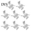 Display Showcases 10Pcs Stands Transparent Clear Chair Shape Stable Space-saving Storage Acrylic Crystal Geodes Rock Mineral Agate Coral Holders Home