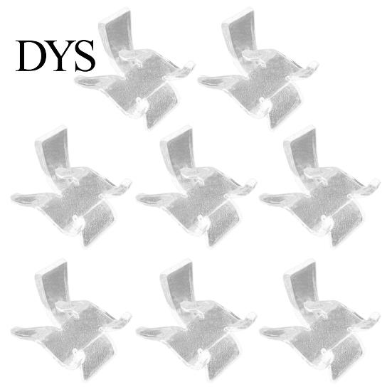 Display Showcases 10Pcs Stands Transparent Clear Chair Shape Stable Space-saving Storage Acrylic Crystal Geodes Rock Mineral Agate Coral Holders Home