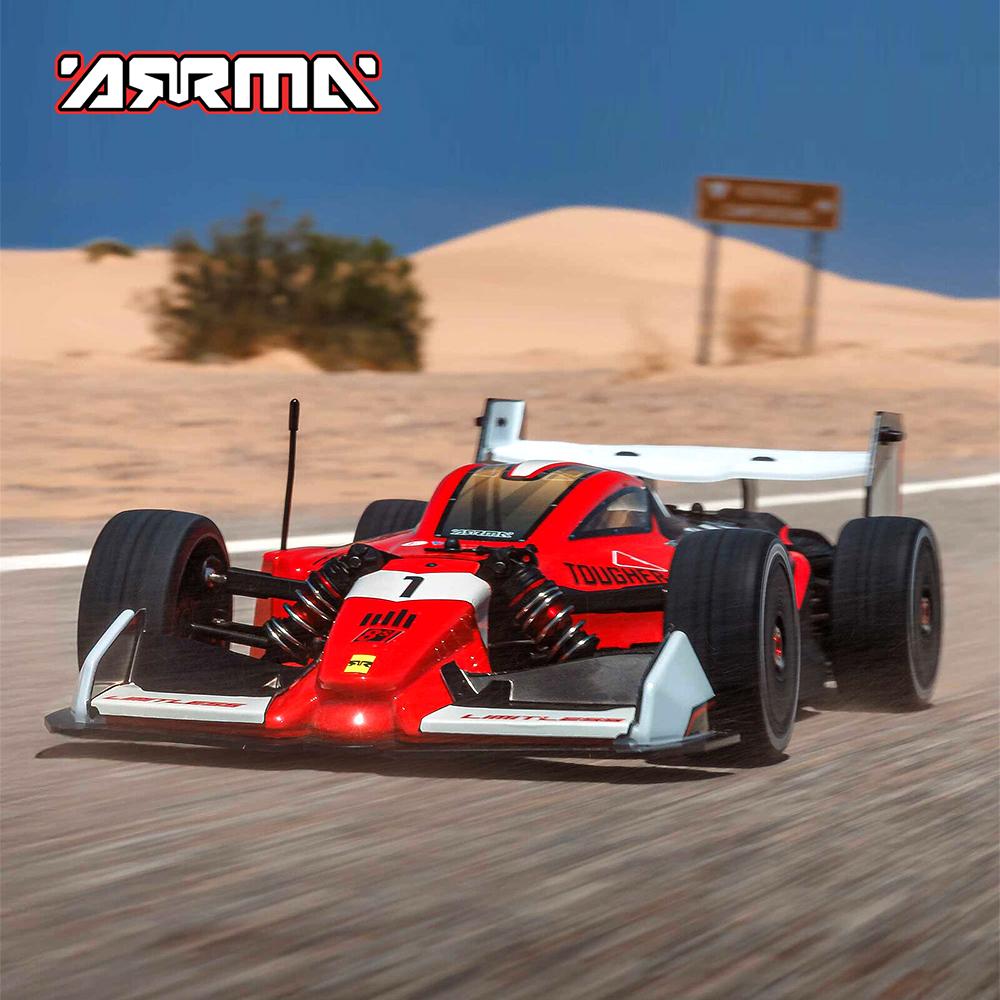ARRMA 1/7 F-1 120 8S RTR SPEED BASH RC Remote Control Model Car 4WD Brushless Flat Sports Car ARA7816