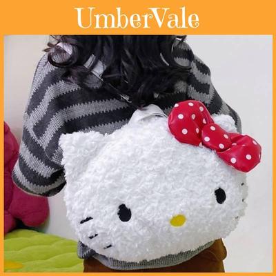 My Melody Mädchen Plüschrucksack mit großem Fassungsvermögen für Schule und täglichen Gebrauch