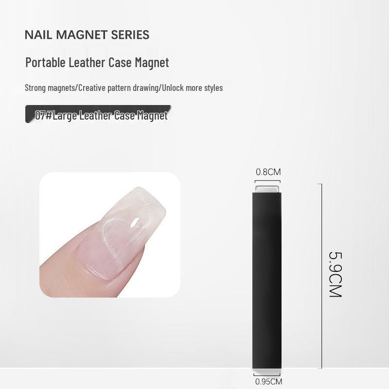 Nail Art Magic Wand: Double-Headed Cat Eye Gel Thickened Magnet