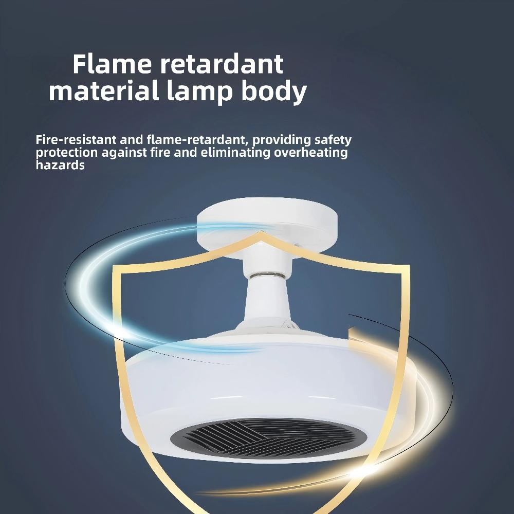 Dual Mode Fan Light with Cold and Warm Air Low-noise Fan Light for Bedroom Living Room Kid Room Study Available All Year Round