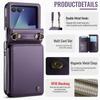 Suitable for Samsung Z Flip 30% off foldable screen phone case with crossbody strap protective cover and card slot stand for Z Flip8