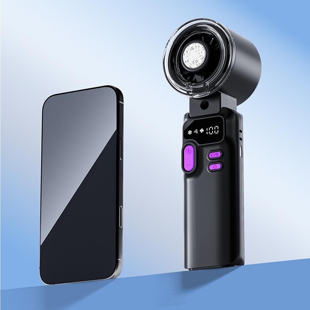 Portable Water Mist Fan Mini Handheld Fan USB Charging 199 Speeds Hanging Neck Spray Fans Portable Personal Hand Held Small Fan