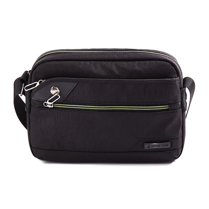 Simple Business Oxford Cloth Men's Messenger Bag Daily Commute Large Capacity Waterproof Wear-resistant Messenger Bag Men