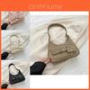 Trendige Canvas-Achseltasche für Damen in Schwarz, Weiß, Rosa und Khaki – Stilvolles Design
