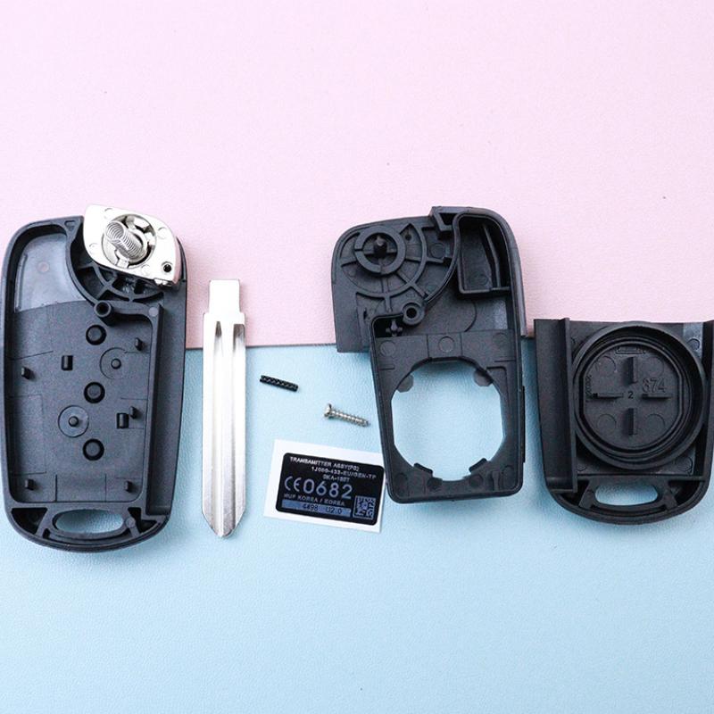 Car Key Housing Case Shell for Hyundai/kia I30 IX35 I20 I35 Solaris RIO Elantra K2 K5 PRIDE RNY PORTER Picanto Verna Sportage