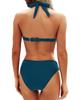 Bañador de gama alta con halter y abertura: Bikini Sexy Europeo Americano para Mujer