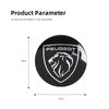 4 ks 60mm středové krytky kol pro Peugeot 107 108 206 207 208 301 307 308 408 508 2008 3008 Modifikované kryty nábojů Tuningové příslušenství
