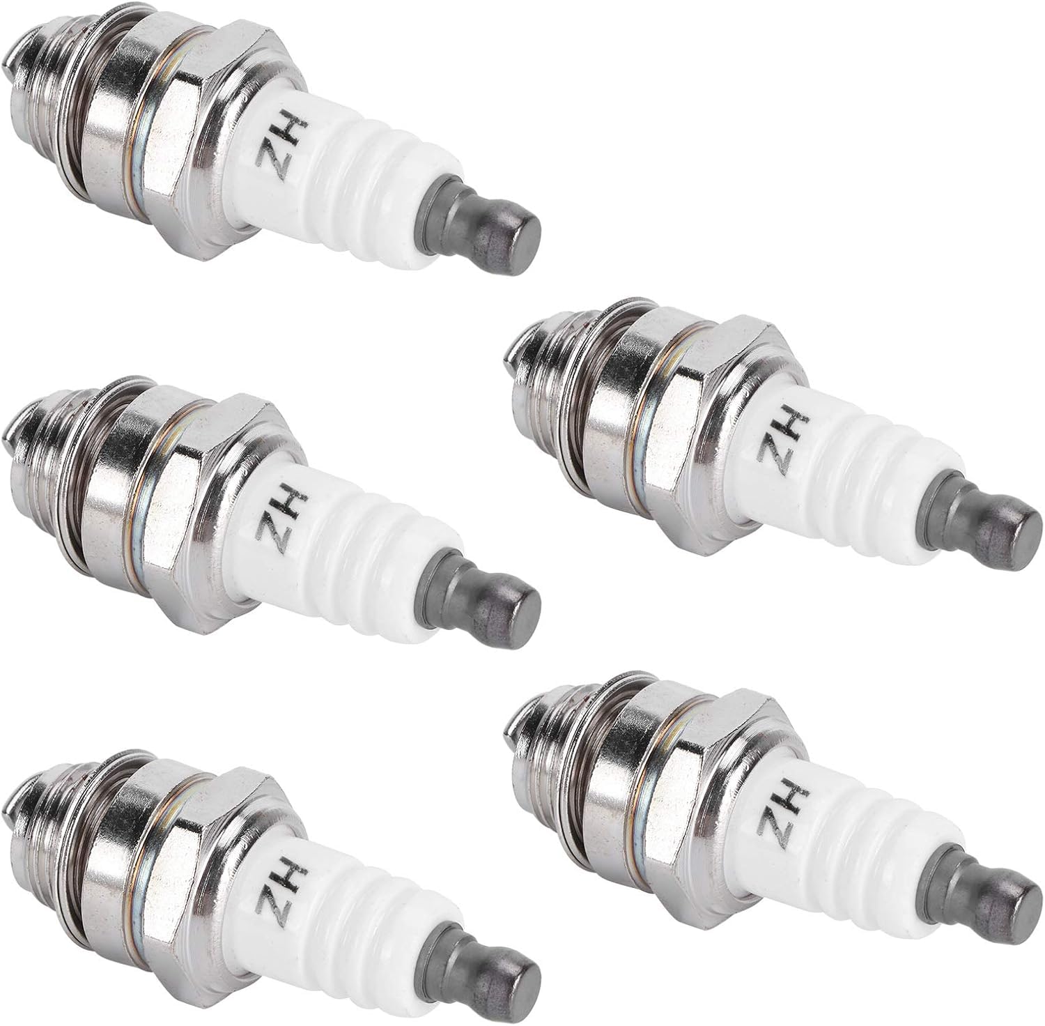 L7T Spark for WSR5F for Brush and Lawn Ensures proper ignition Replacement parts for repair and Plugs, 5-Pack, BM6A, BPMR7A, RCJ6Y, RCJ7Y,