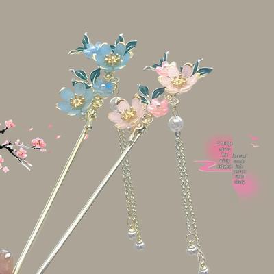 Traditional Chinese High-End Hairpin for Women - Hanfu Hair Accessories & Step-Shake Headwear