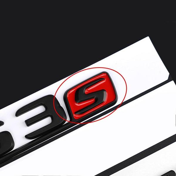 Auto Heckklappe Namensschild Aufkleber Für C-Klasse W204 W205 C63 C63S Buchstaben Logo Auto Dekoration Zubehör